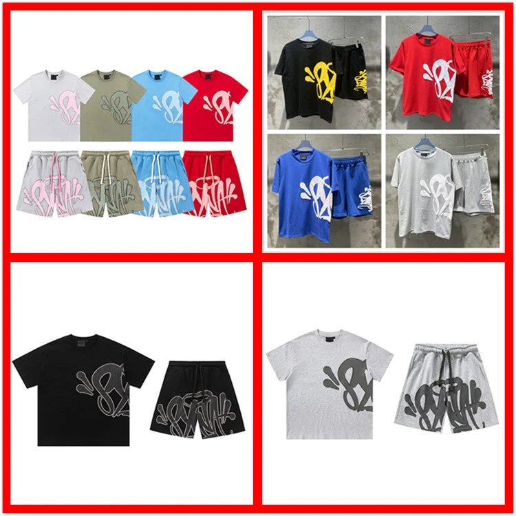 men's and women's short sleeve shorts suit  