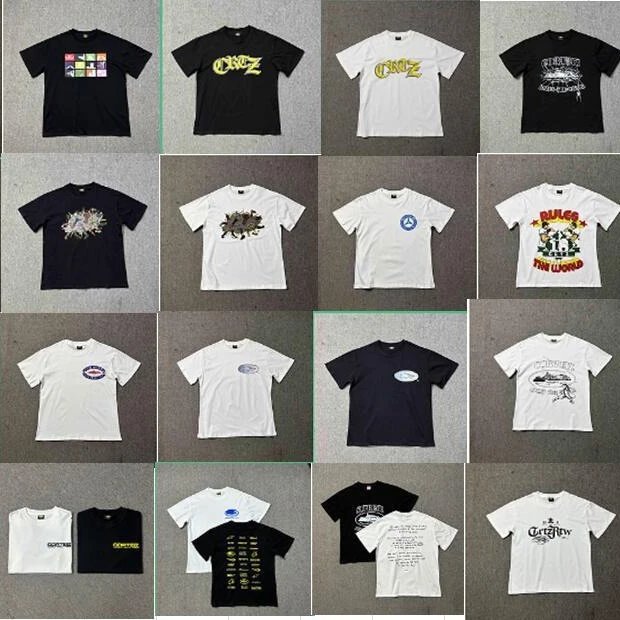 Men's and women's loose casual round neck short-sleeved T-shirts  